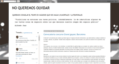 Desktop Screenshot of noqueremosolvidar.blogspot.com