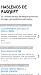 Mobile Screenshot of hablemosdebasquet.blogspot.com