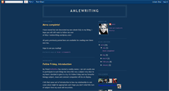 Desktop Screenshot of amlewriting.blogspot.com