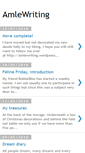 Mobile Screenshot of amlewriting.blogspot.com