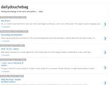 Tablet Screenshot of dailydouchebag.blogspot.com