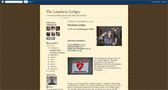 Desktop Screenshot of lansberyledger.blogspot.com