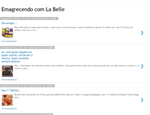 Tablet Screenshot of emagrecendocomlabelle.blogspot.com
