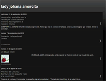 Tablet Screenshot of ladyjohanaamorcito.blogspot.com