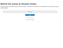 Tablet Screenshot of nickatmwandimission.blogspot.com