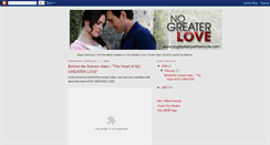 Desktop Screenshot of nogreaterlovemovie.blogspot.com