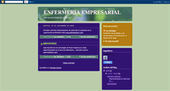 Desktop Screenshot of enfermeriaempresarial.blogspot.com