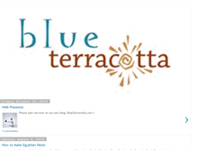 Tablet Screenshot of blueterracotta.blogspot.com