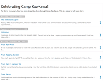 Tablet Screenshot of campkawkawa.blogspot.com