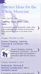 Mobile Screenshot of practiceideasforthewholemusician.blogspot.com