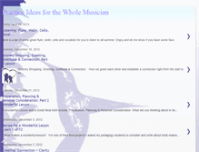Tablet Screenshot of practiceideasforthewholemusician.blogspot.com