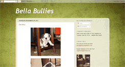 Desktop Screenshot of bellabullies.blogspot.com