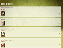 Tablet Screenshot of bellabullies.blogspot.com