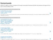 Tablet Screenshot of gestarizando.blogspot.com