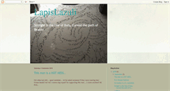 Desktop Screenshot of lapislazuing.blogspot.com