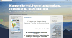 Desktop Screenshot of latinoamericaeduca.blogspot.com