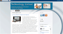 Desktop Screenshot of k12-techcorner.blogspot.com