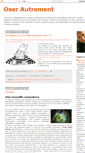 Mobile Screenshot of oserautrement.blogspot.com