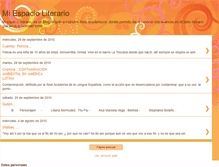 Tablet Screenshot of lilybermudezmiespacioliterario.blogspot.com