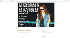 Desktop Screenshot of mermaidmayhem.blogspot.com