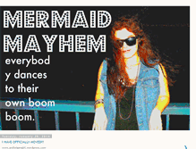 Tablet Screenshot of mermaidmayhem.blogspot.com