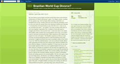 Desktop Screenshot of brazilianworldcupdivorce.blogspot.com