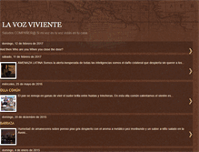 Tablet Screenshot of lavozviviente.blogspot.com