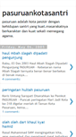 Mobile Screenshot of pasuruankotasantri.blogspot.com