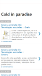 Mobile Screenshot of coldinparadise.blogspot.com