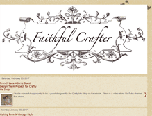 Tablet Screenshot of faithfulcrafter.blogspot.com