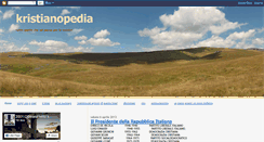 Desktop Screenshot of kristianopedia.blogspot.com