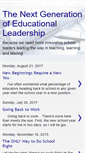 Mobile Screenshot of nextgeneduleaders.blogspot.com