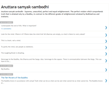Tablet Screenshot of anuttarasamyaksambodhi.blogspot.com