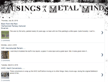 Tablet Screenshot of musingsofametalmind.blogspot.com