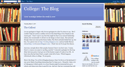 Desktop Screenshot of collegetheblog.blogspot.com