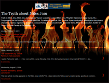 Tablet Screenshot of milesjesutruth.blogspot.com