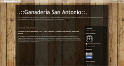 Desktop Screenshot of ganaderiasanantonio.blogspot.com