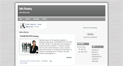 Desktop Screenshot of jobsvacancy5.blogspot.com