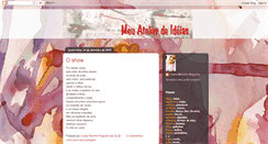 Desktop Screenshot of meuatelierdeideias.blogspot.com