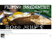 Tablet Screenshot of filipinoirredentist.blogspot.com