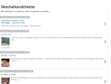 Tablet Screenshot of likechalkandcheese.blogspot.com