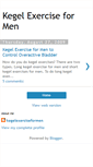 Mobile Screenshot of kegel-exerciseformen.blogspot.com