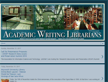Tablet Screenshot of academicwritinglibrarian.blogspot.com
