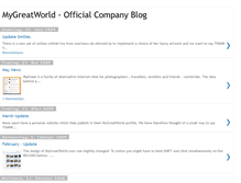 Tablet Screenshot of mygreatworld-company-blog.blogspot.com