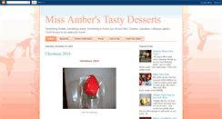 Desktop Screenshot of missamberdesserts.blogspot.com