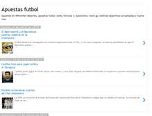 Tablet Screenshot of futbolapuestas.blogspot.com