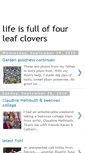 Mobile Screenshot of lifeisfulloffourleafclovers.blogspot.com