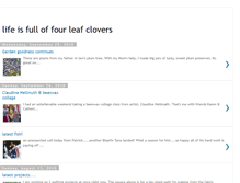 Tablet Screenshot of lifeisfulloffourleafclovers.blogspot.com