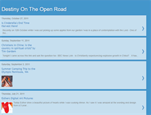 Tablet Screenshot of destinyontheopenroad.blogspot.com