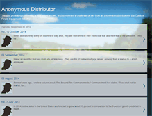 Tablet Screenshot of anonymousdistributor.blogspot.com